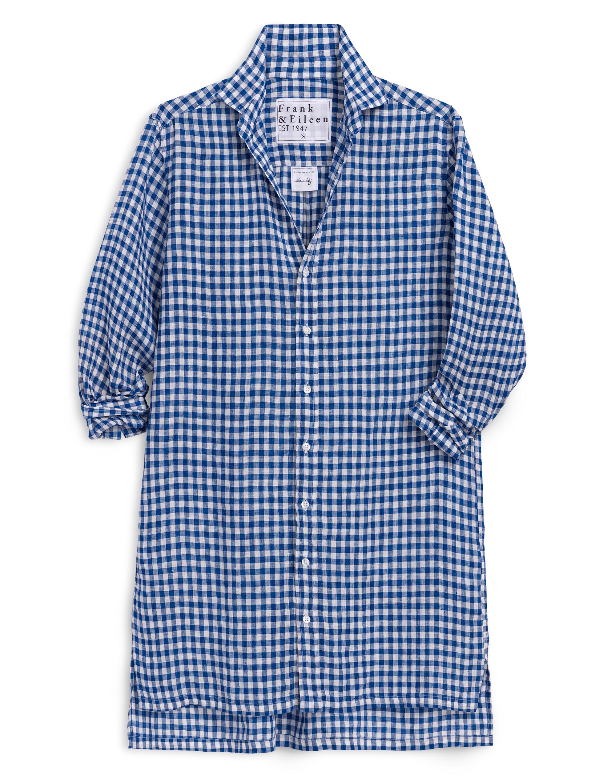 Frank & Eileen Hunter Shirtdress in Blue Check