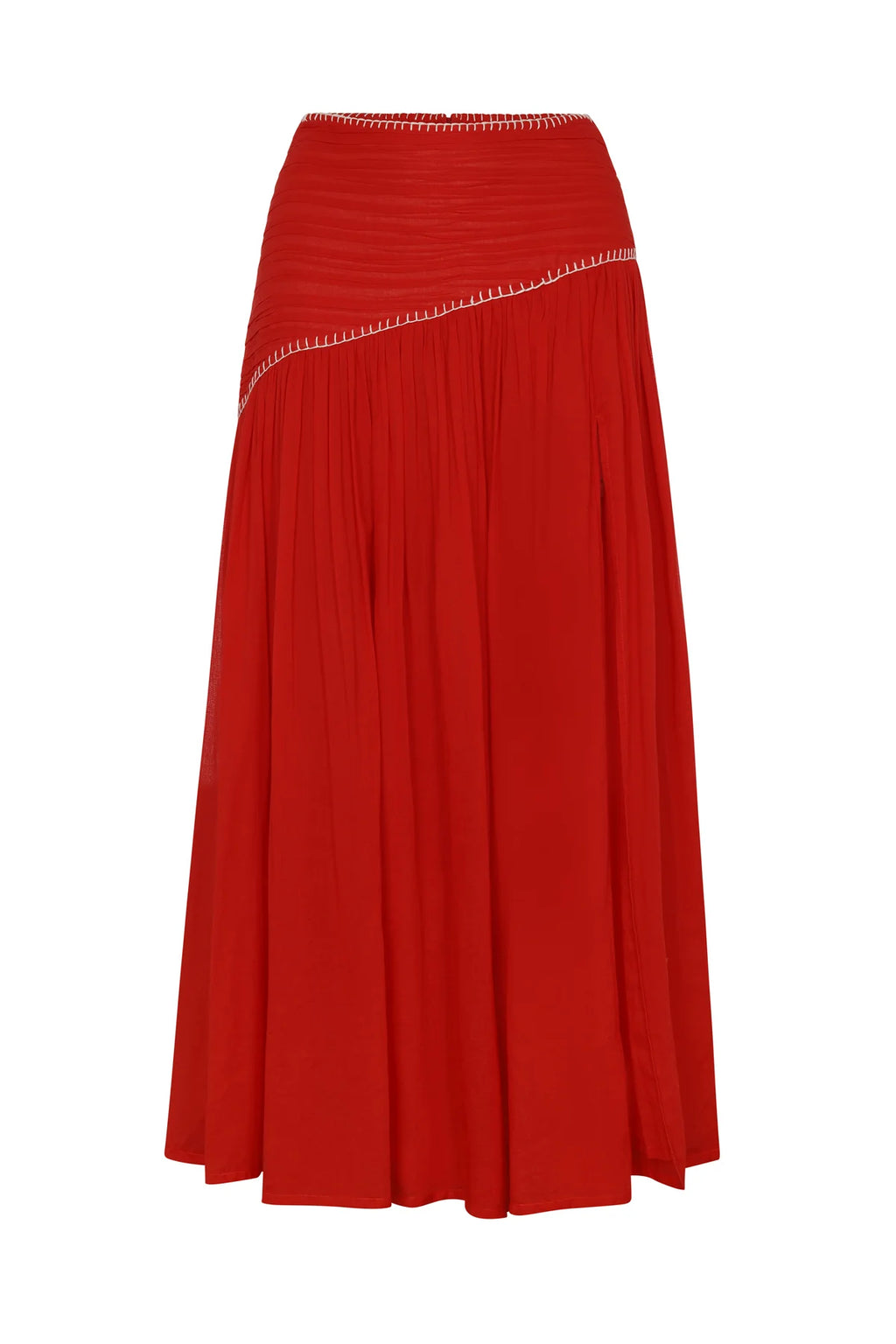 Carolina K Ines Skirt in Red