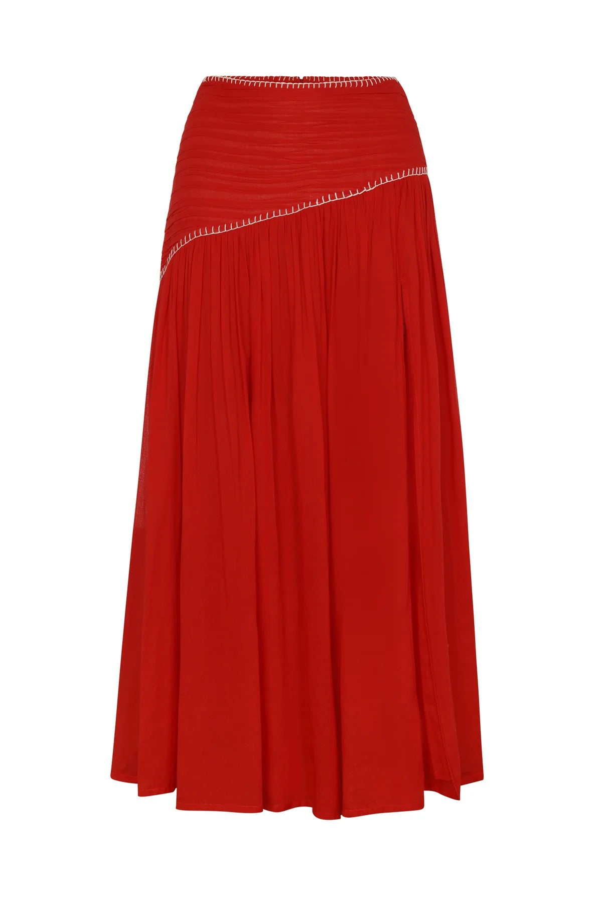 Carolina K Ines Skirt in Red