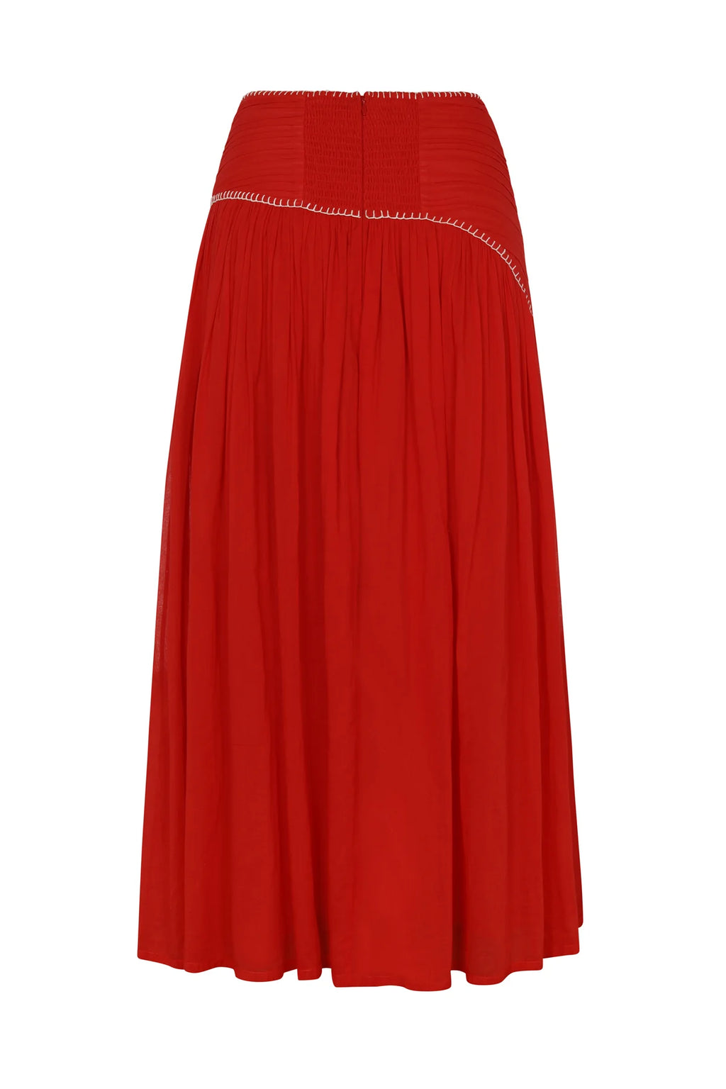 Carolina K Ines Skirt in Red