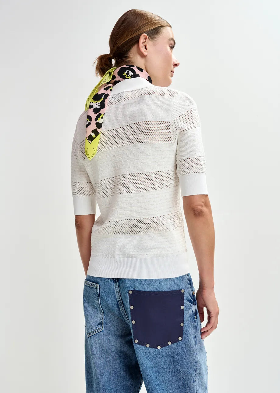 Essentiel Antwerp Jarts Knit Polo with Bows