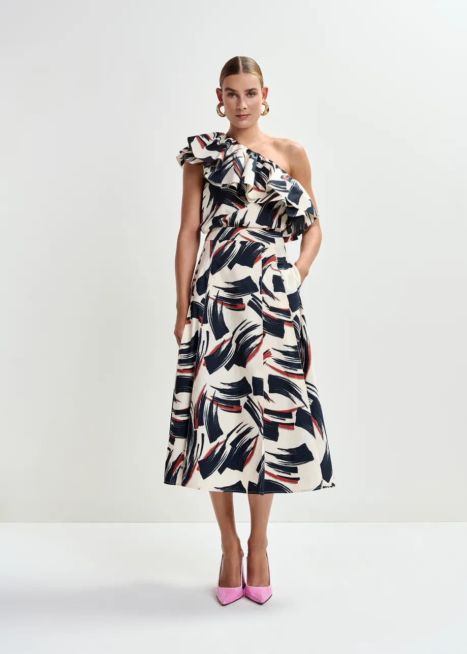 Essentiel Antwerp Jillian Asymmetric Ruffle Top