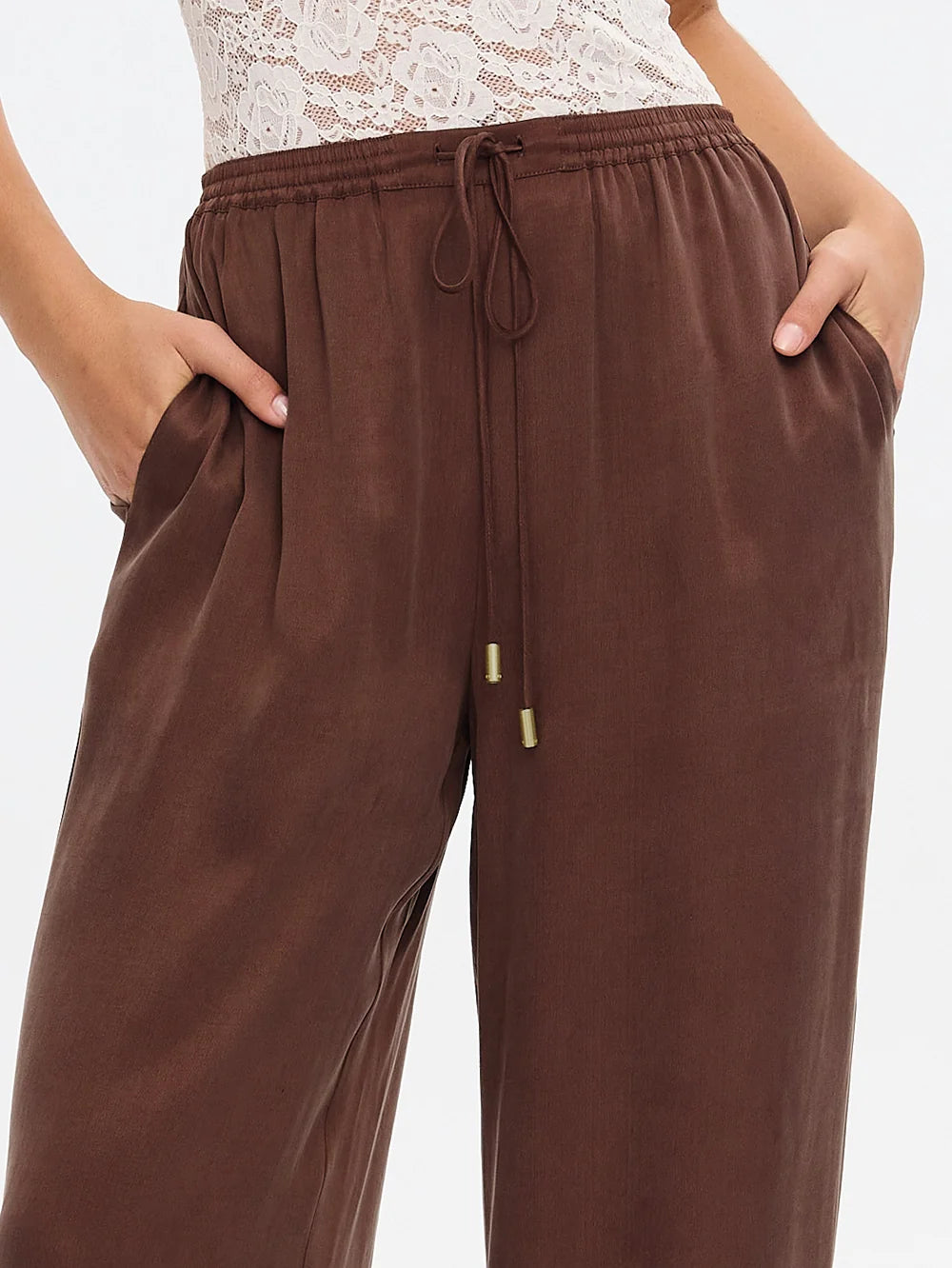 Kivari Jaxon Balloon Pant in Chocolate