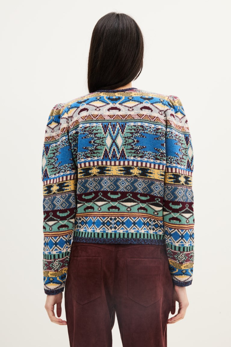 Ba&sh Maja Cardigan in Multicolor