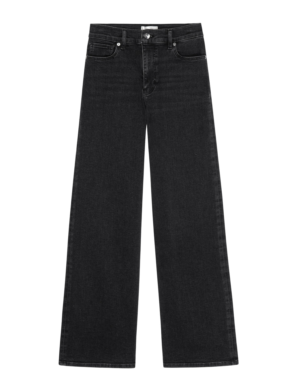 Black jeans on a white background