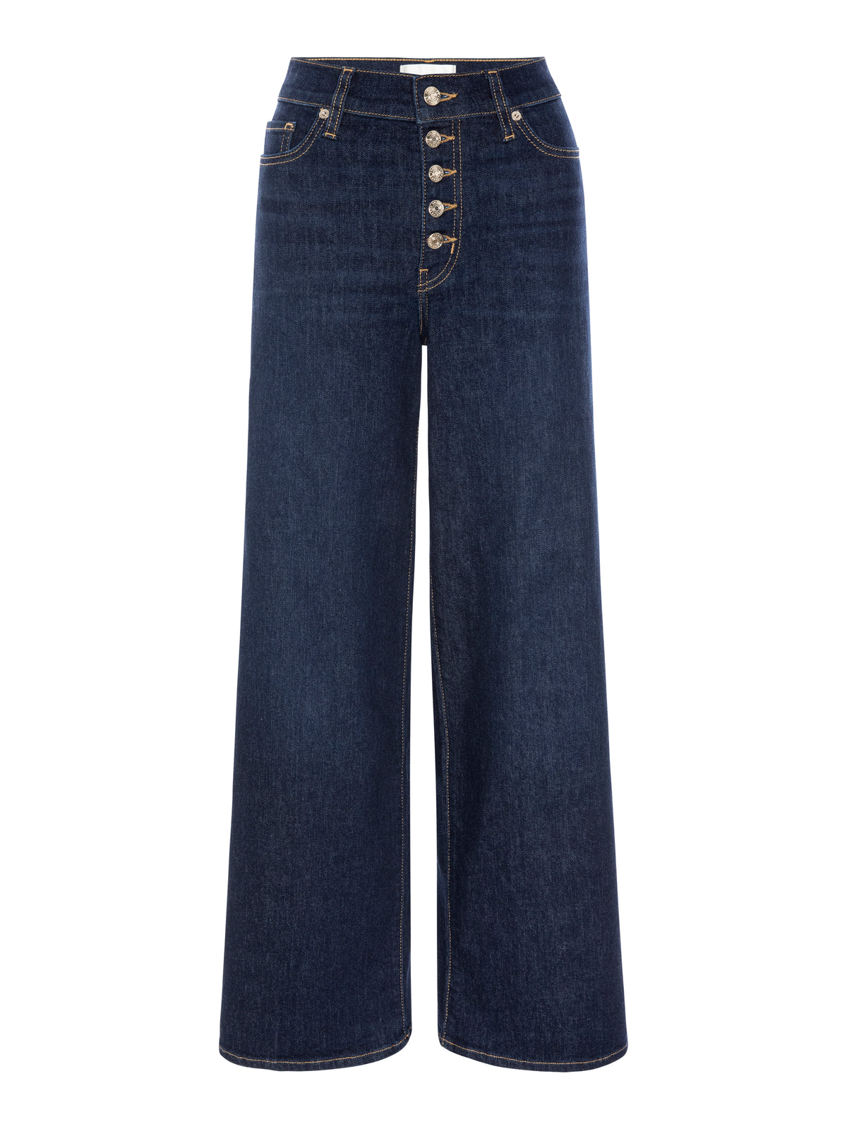 FRAME Le Slim Palazzo Exposed Button in Fairway