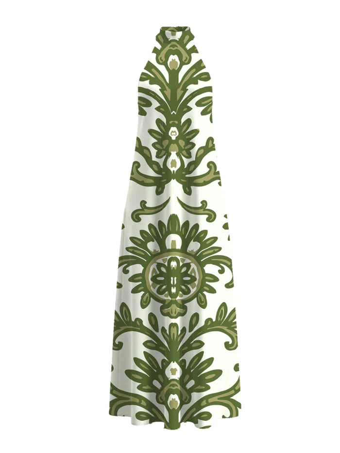 DIARRABLU Lael Dress in Elia Olive
