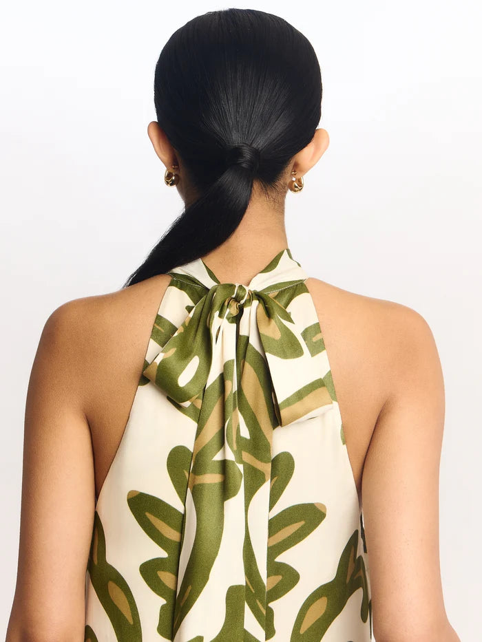 DIARRABLU Lael Dress in Elia Olive