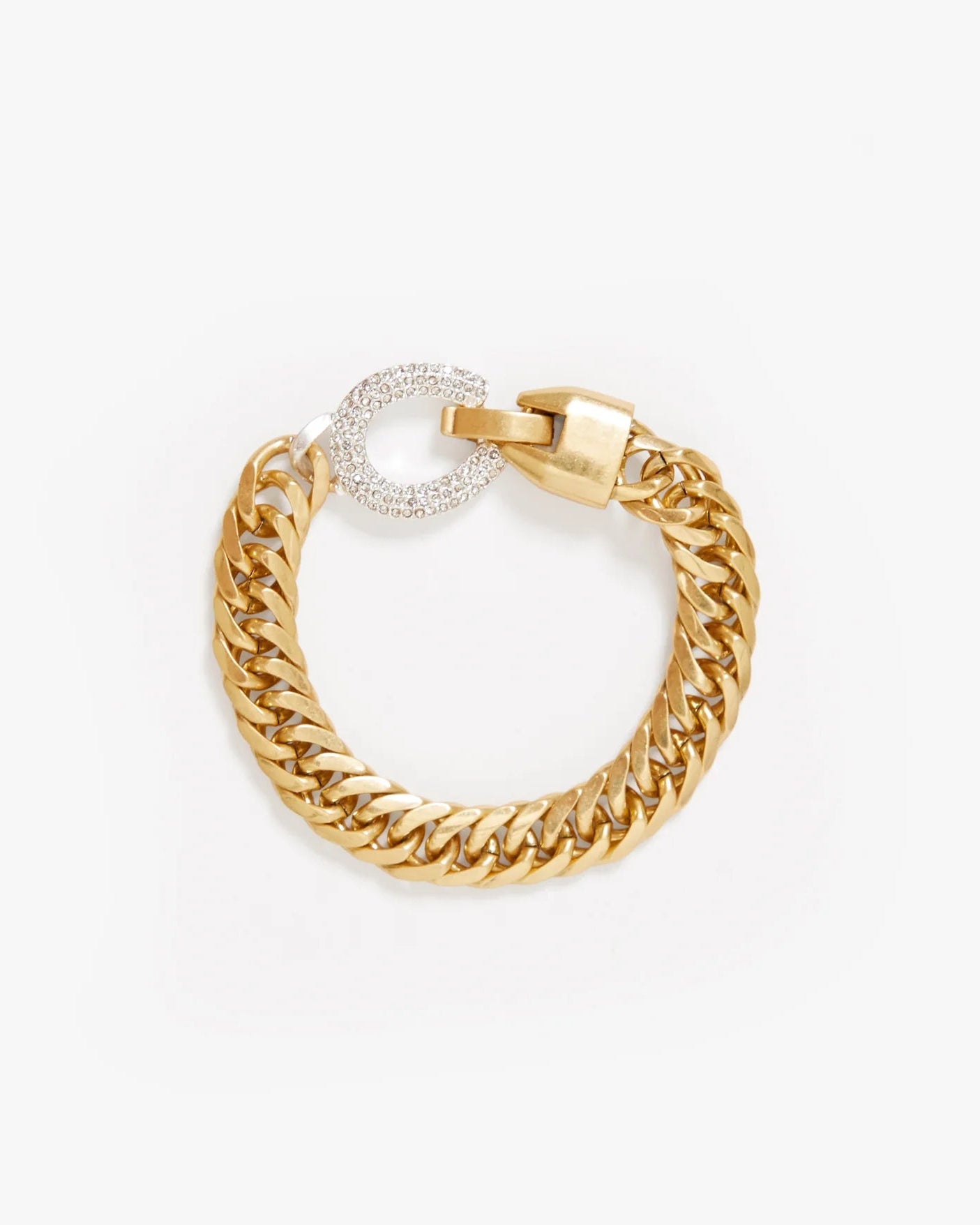 Clare V. Le Cheval Bracelet in Vintage Gold