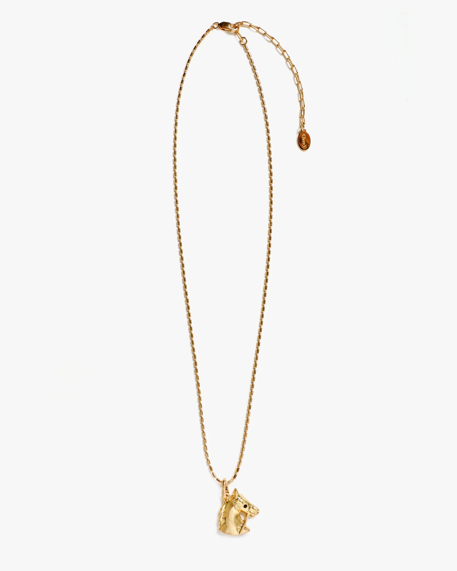 Clare V. Le Cheval Charm in Vintage Gold