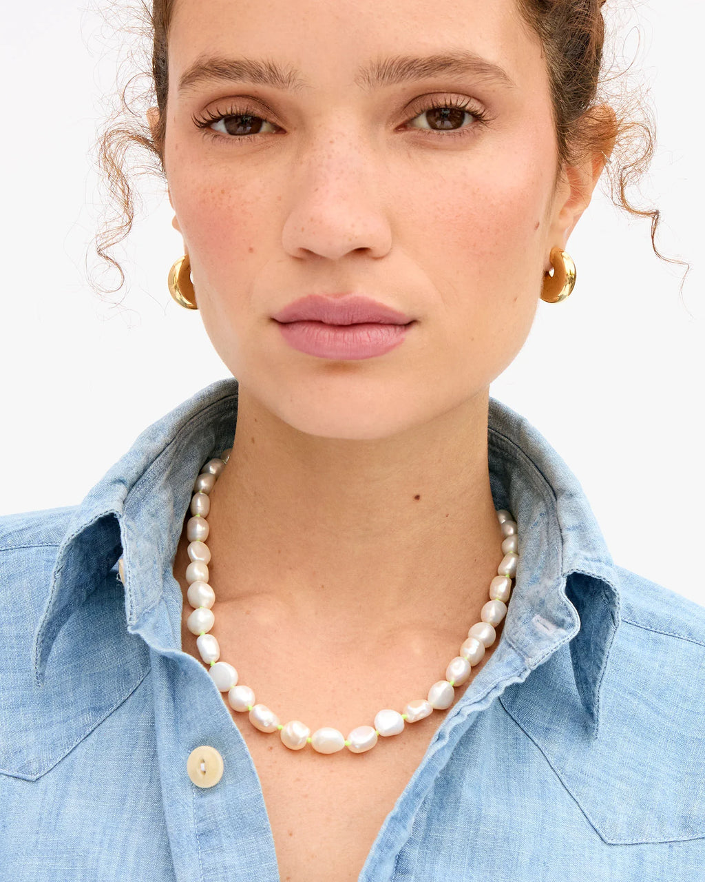 Clare V. Le Pearl Necklace