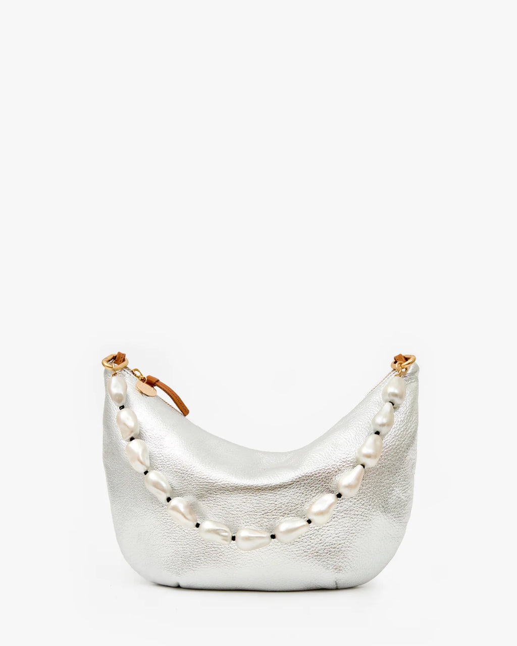 Clare V. Shortie Strap Baroque Pearl