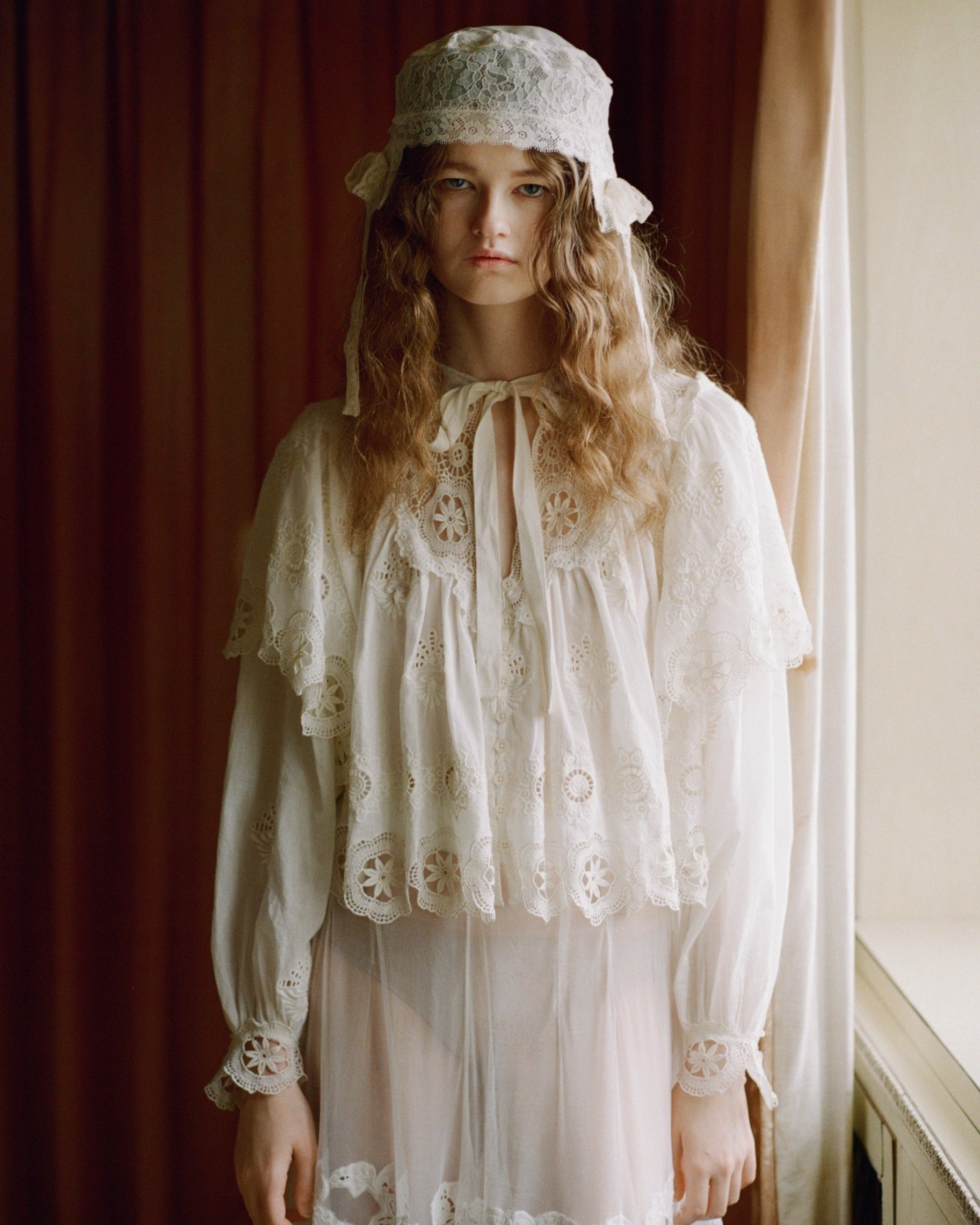 Sea New York Sofia Embroidery Long-Sleeve Top