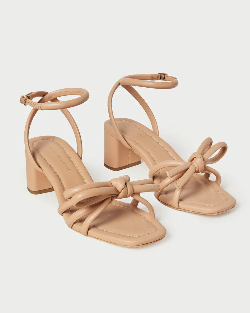Loeffler Randall Mikel Mid Heel Bow Sandal
