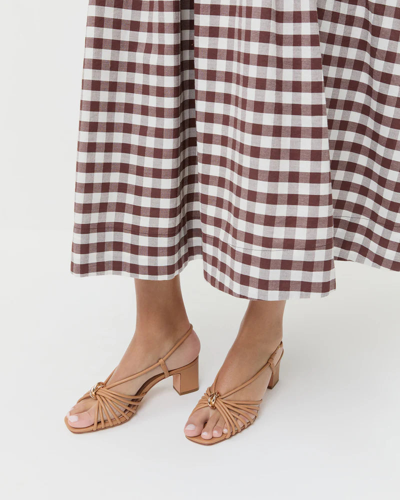 Loeffler Randall Minna Heeled Sandal in Dune