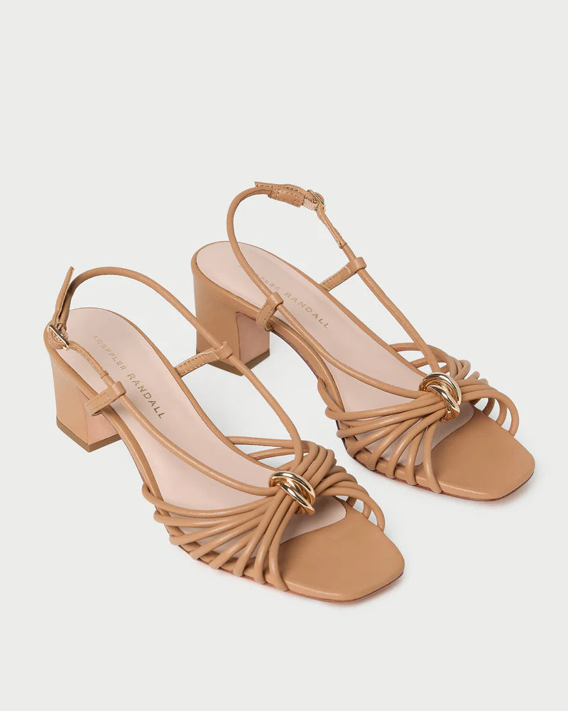 Loeffler Randall Minna Heeled Sandal in Dune