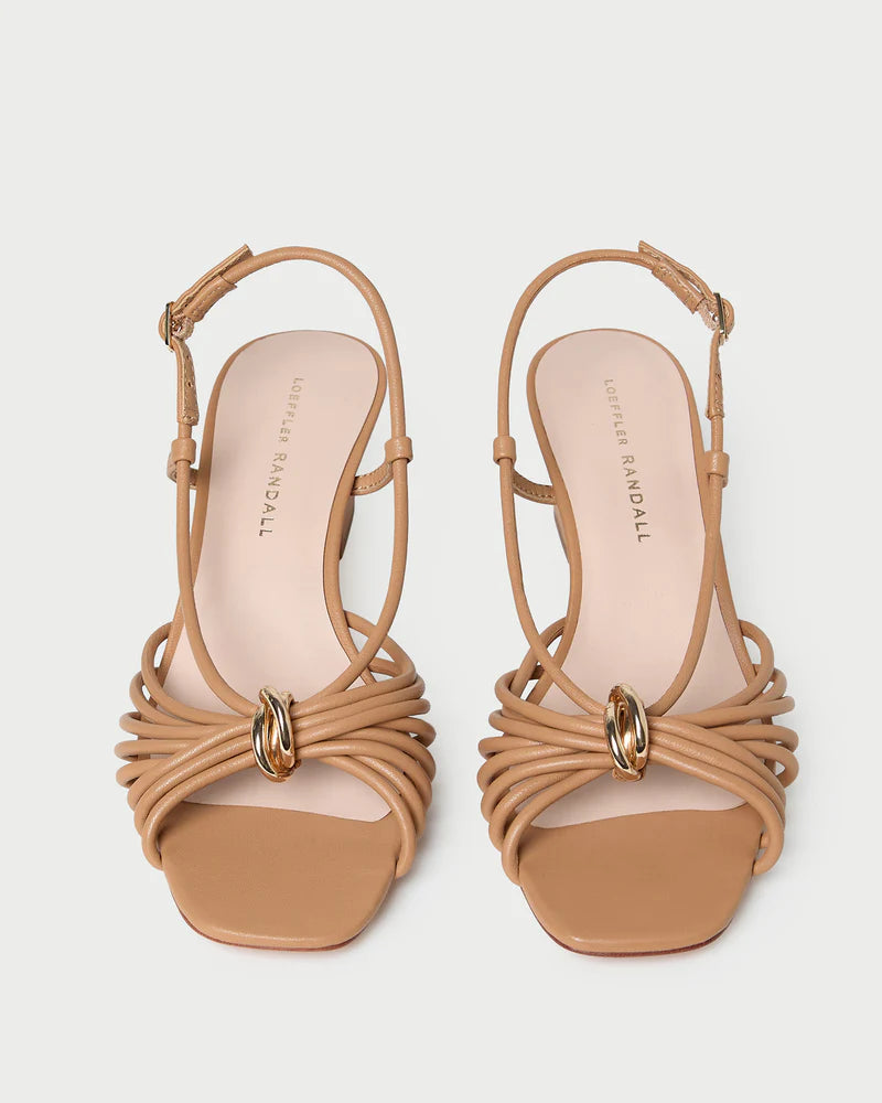 Loeffler Randall Minna Heeled Sandal in Dune