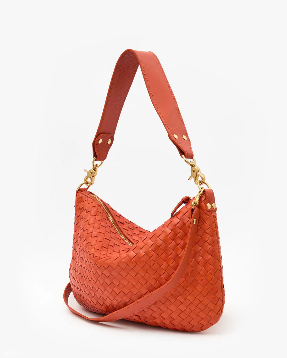 Clare V. Moyen Messenger Woven Diagonal in Saltillo