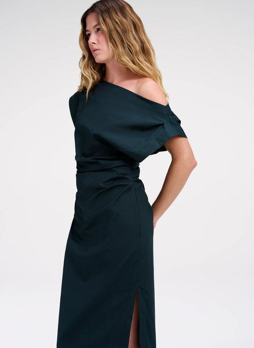A.L.C. Nara Dress in Carbon Blue