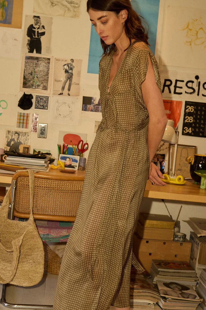 Natalie Martin Monica Dress in Martini Olive