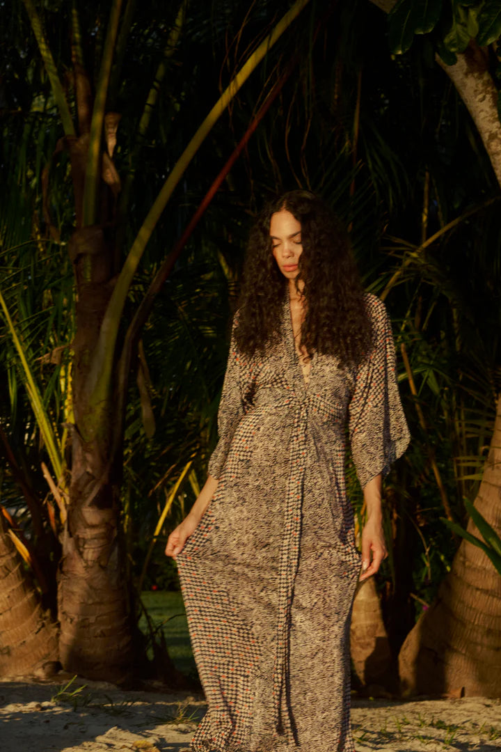 Natalie Martin Sarah Dress in Delphi Ink