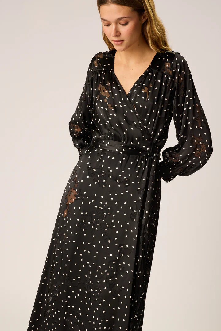 Natalie Martin Kate Maxi Dress in Midnight Burnout