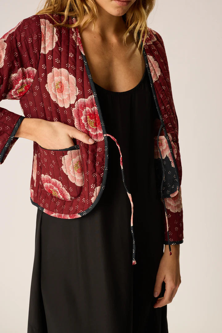 Natalie Martin Saskia Jacket Poppy Combo