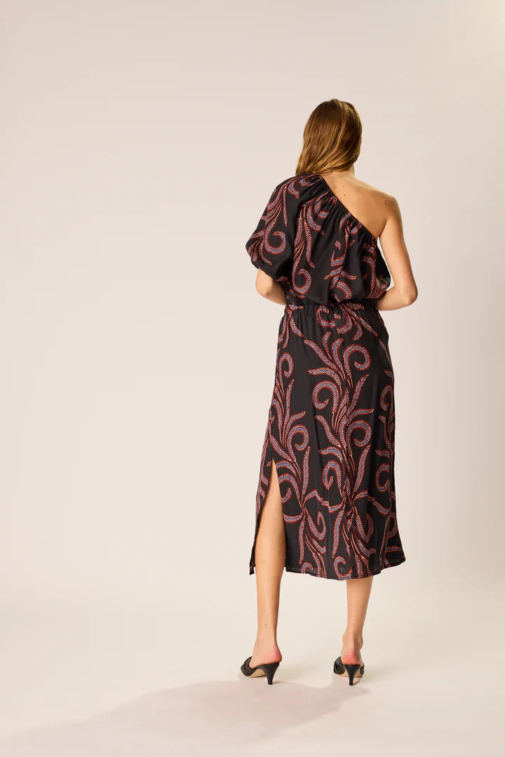 Natalie Martin Anita Skirt in Feather Black