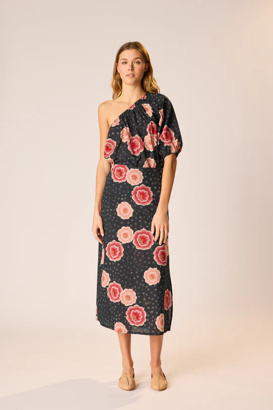Natalie Martin Erin Top in Poppy Indigo