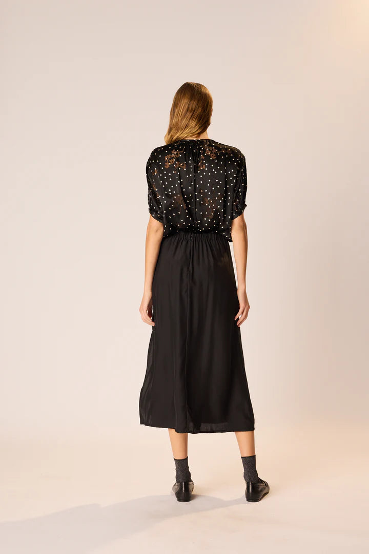 Natalie Martin Violet Top in Midnight Burnout