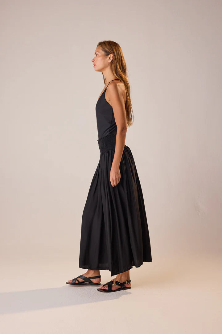 Natalie Martin Bella Skirt in Black Silk