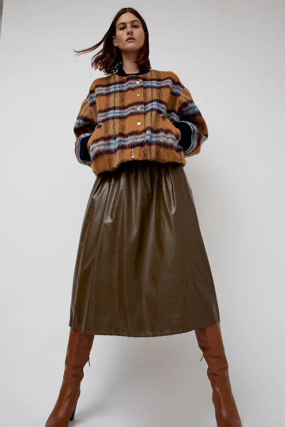 No. 6 Dover Jacket in Camel Plaid