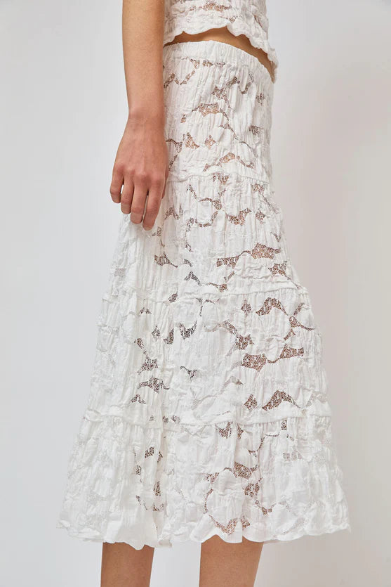 No. 6 Keren Skirt in White