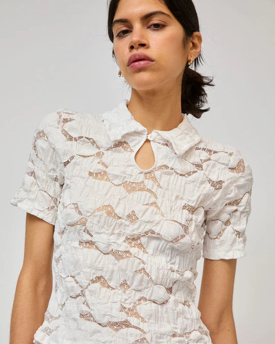 No. 6 Rema Top in White