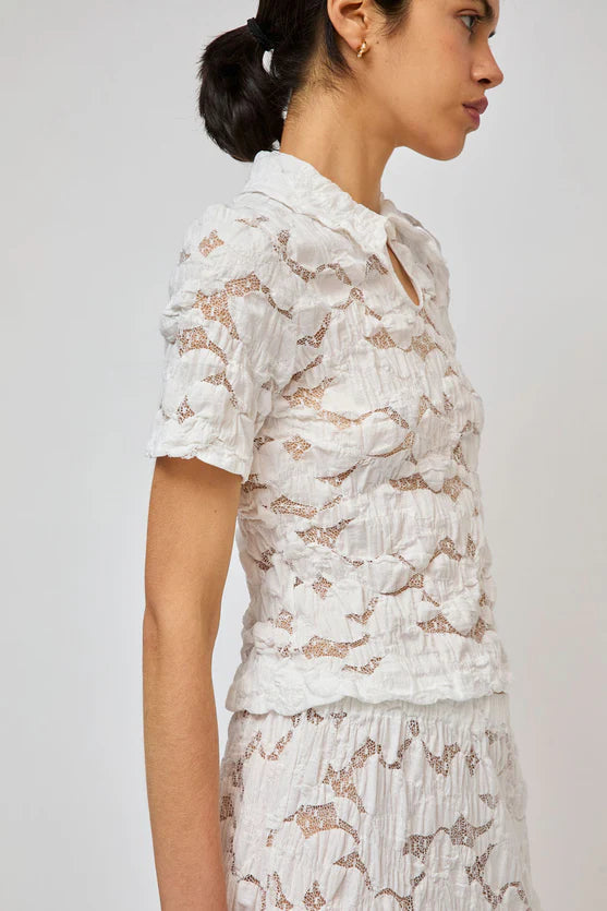 No. 6 Rema Top in White