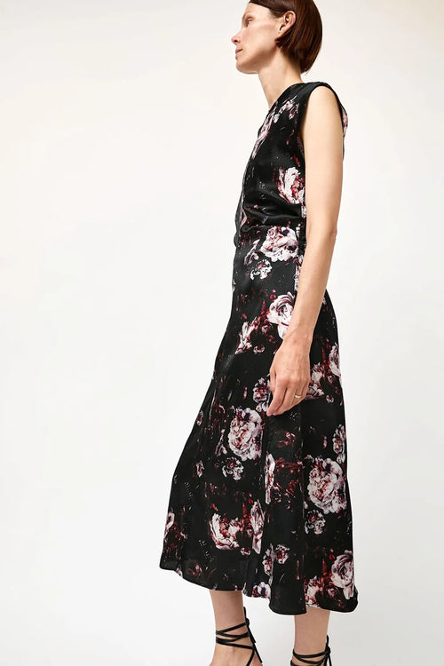 No. 6 Rochelle Dress in Black Rose