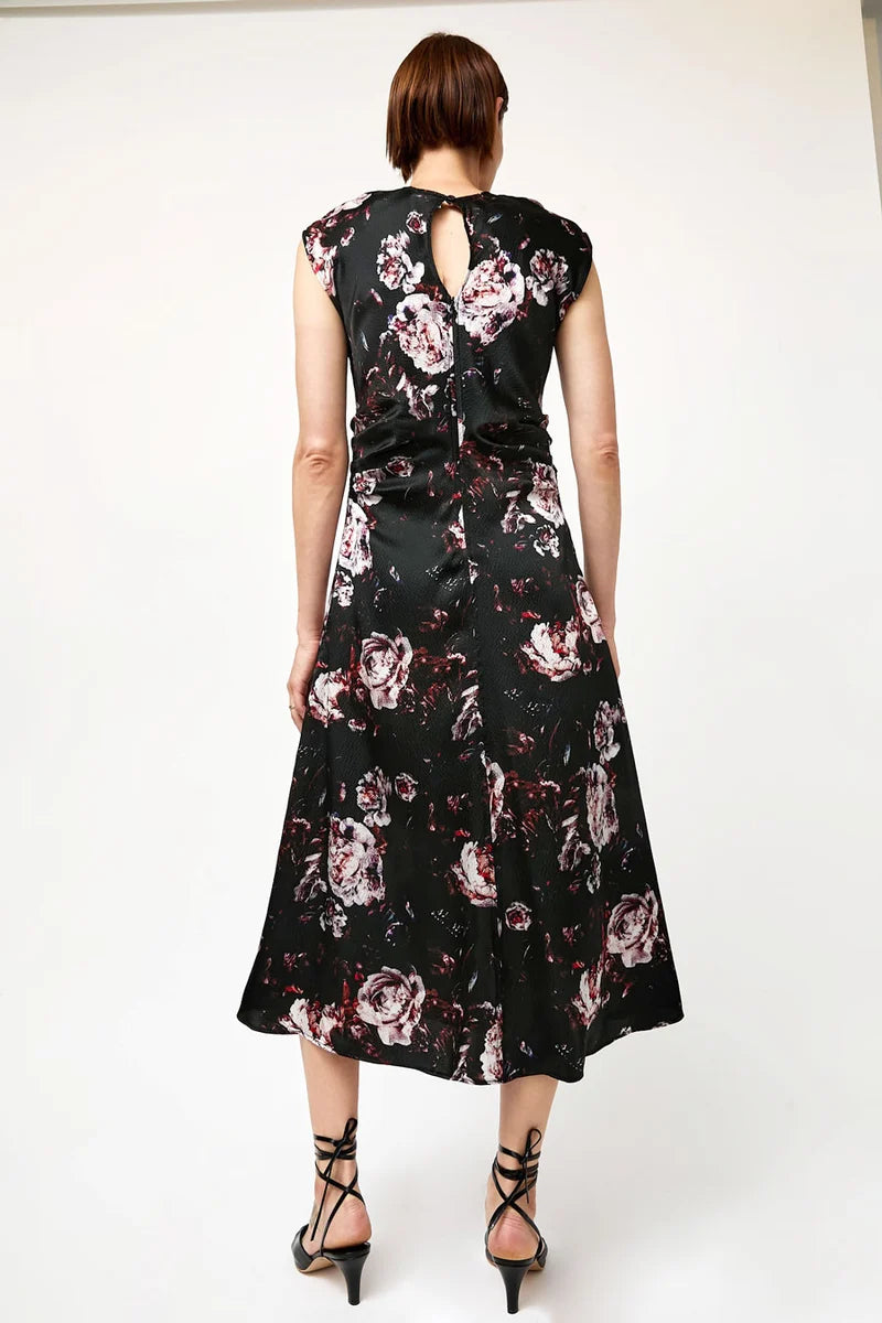 No. 6 Rochelle Dress in Black Rose