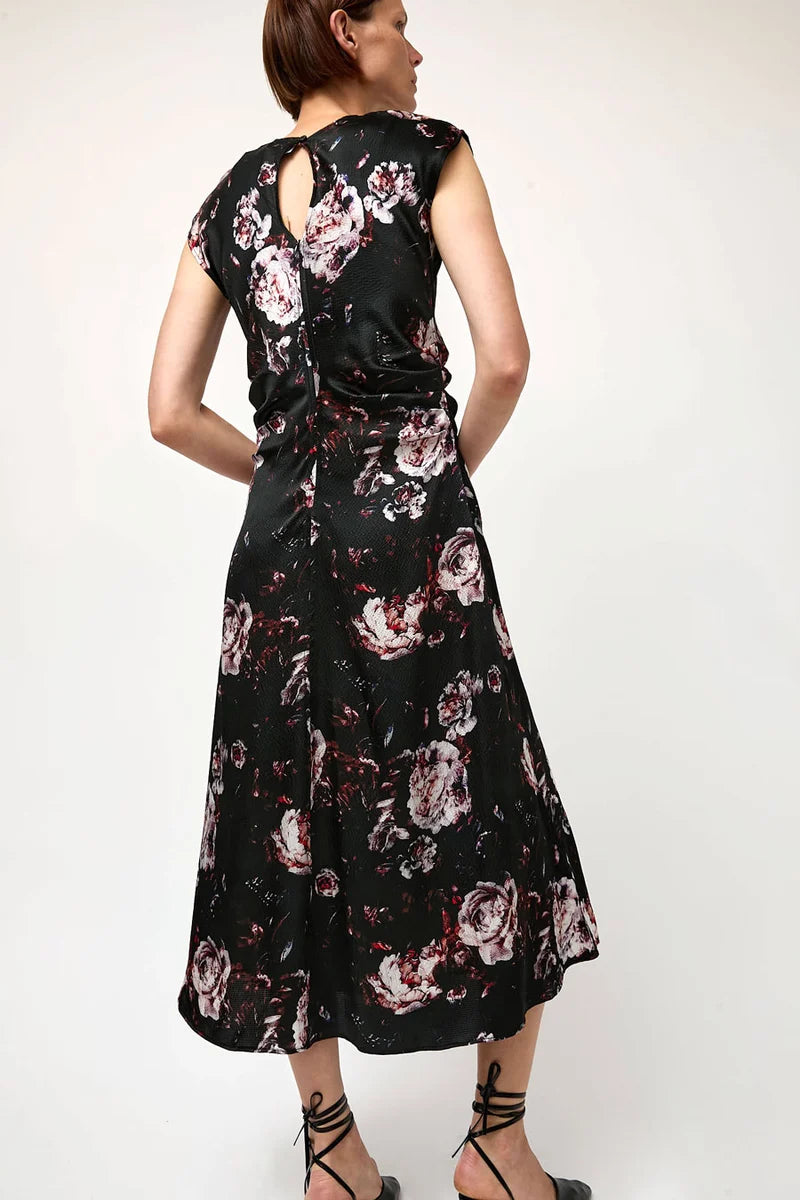 No. 6 Rochelle Dress in Black Rose