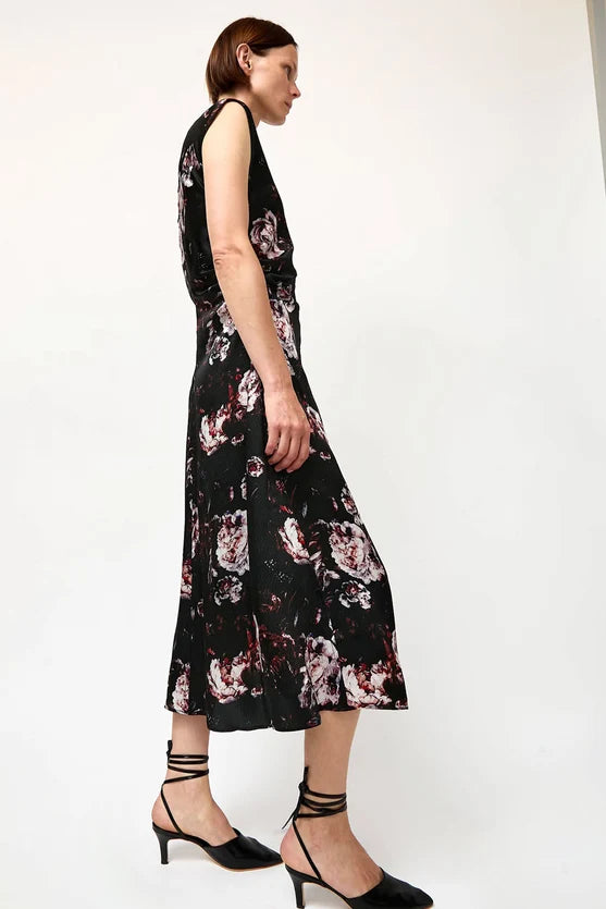 No. 6 Rochelle Dress in Black Rose