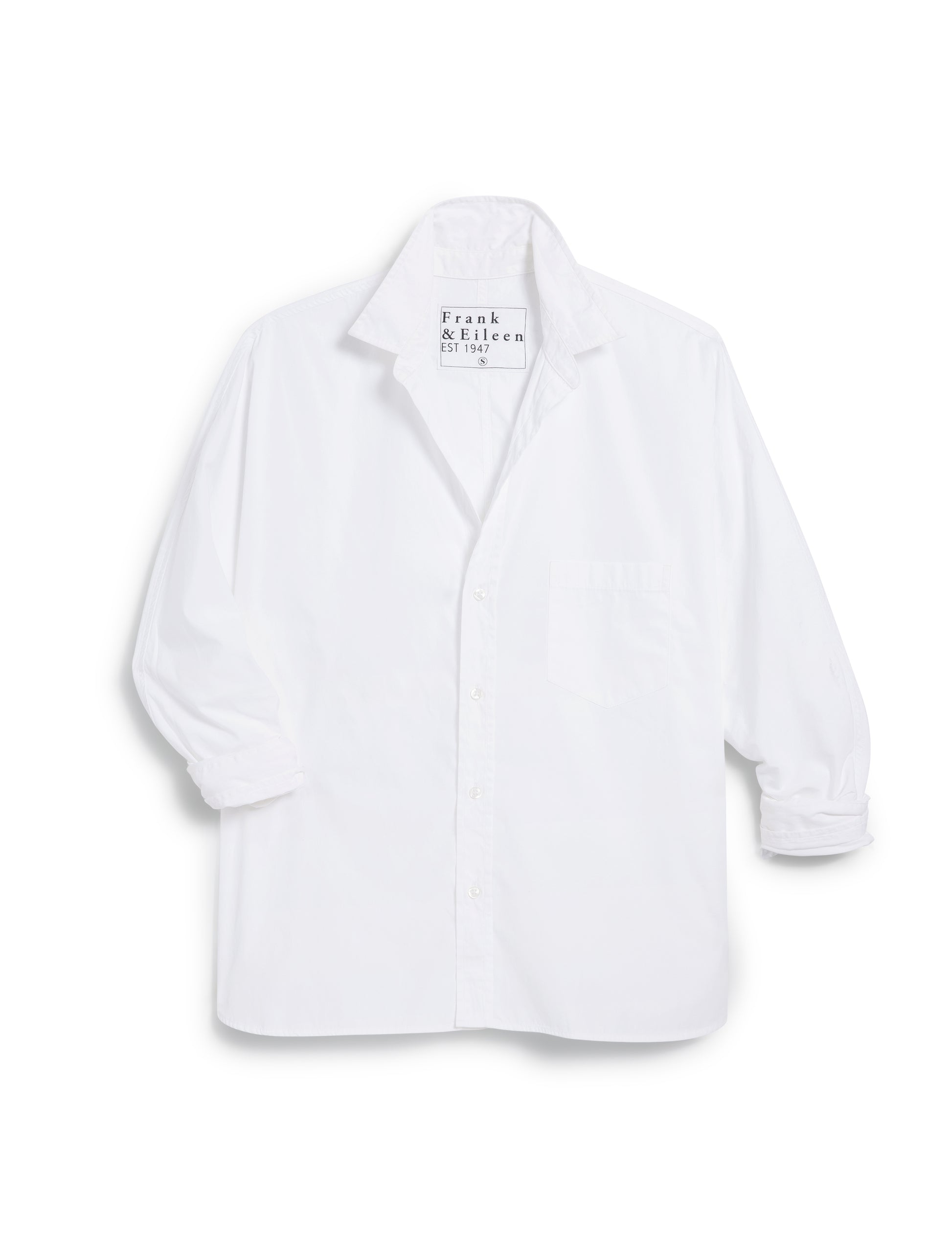 Frank & Eileen Oona Button-Up Shirt in White