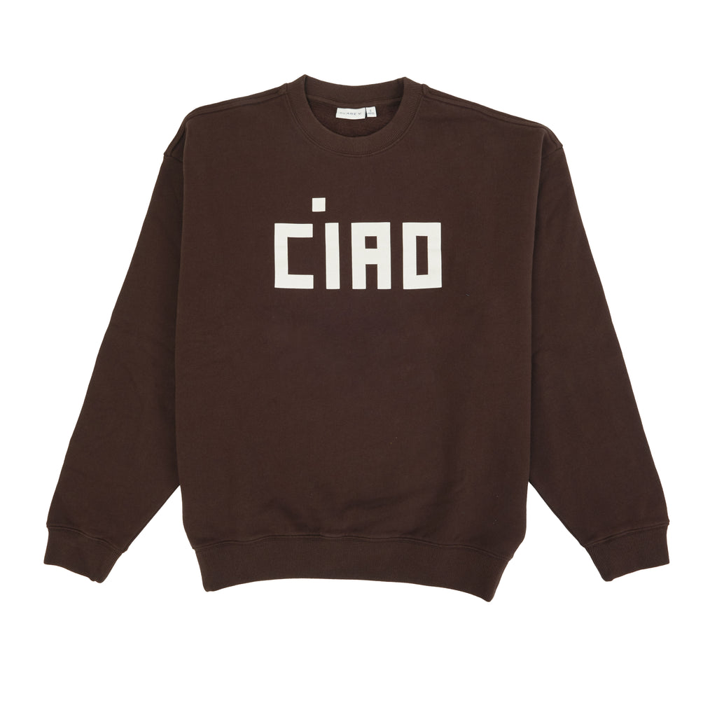 Clare V. Chocolate Ciao Sweatshirt