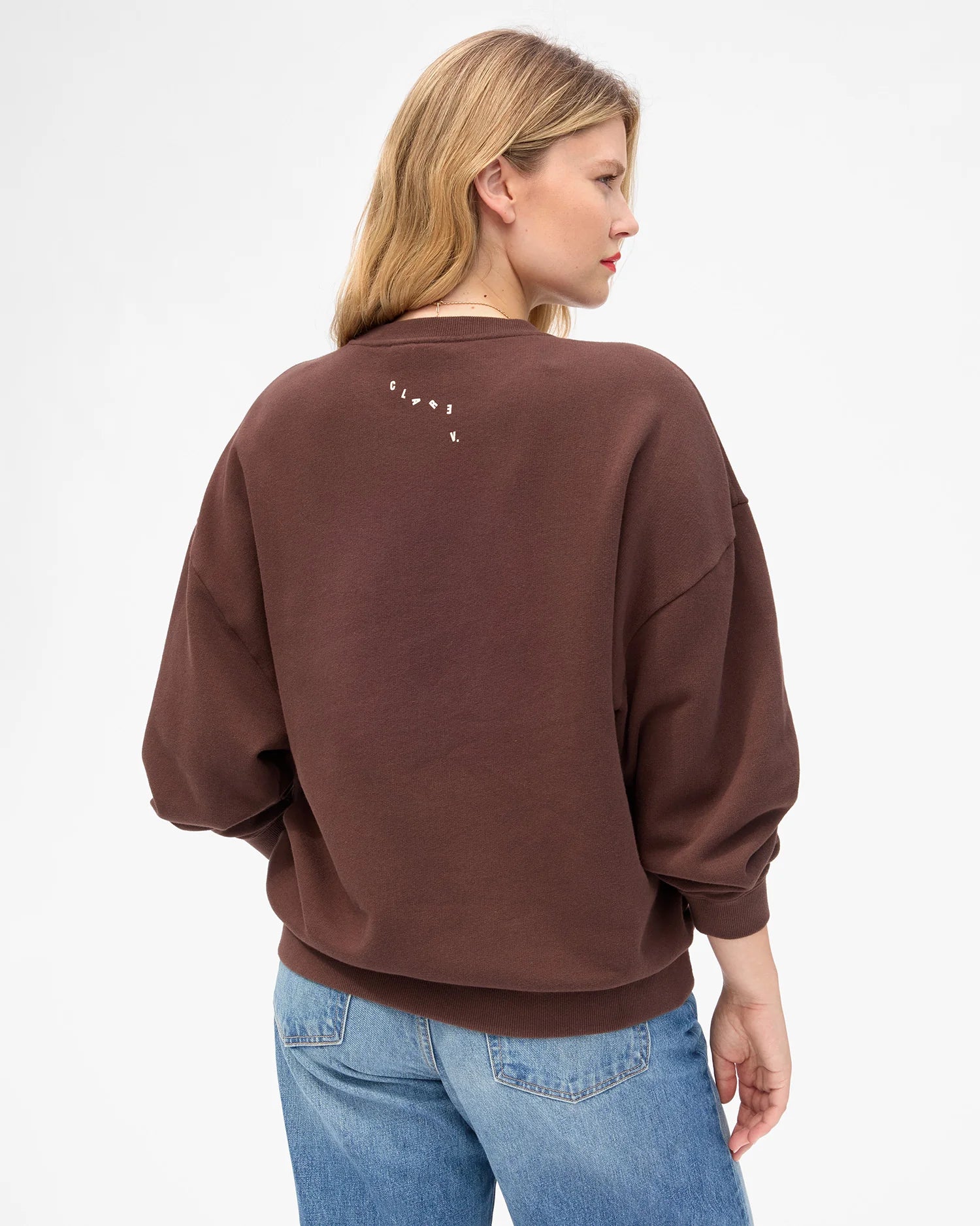 Clare V. Chocolate Ciao Sweatshirt
