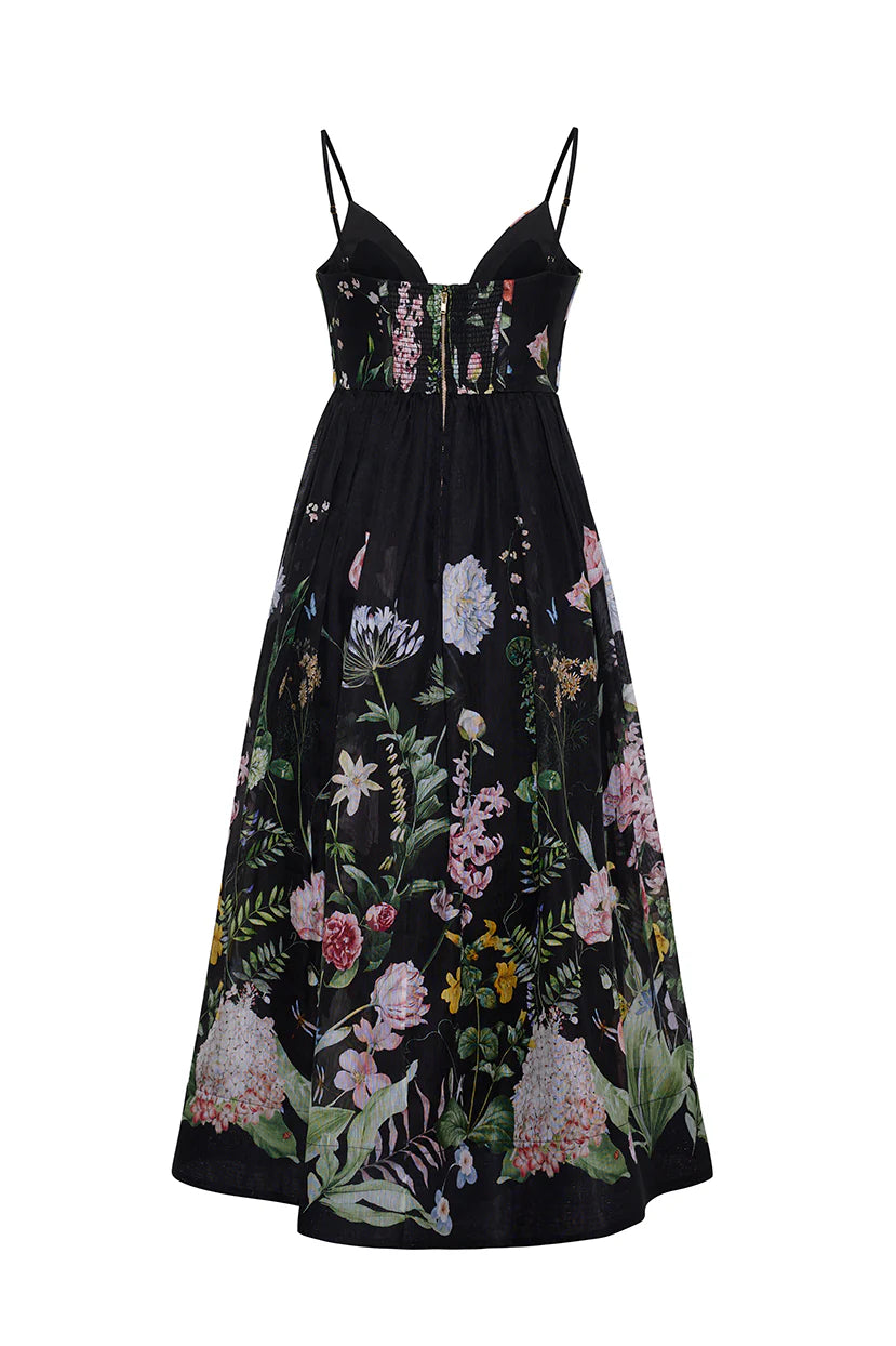 Cara Cara Pero Midi Dress in Bloomsfield