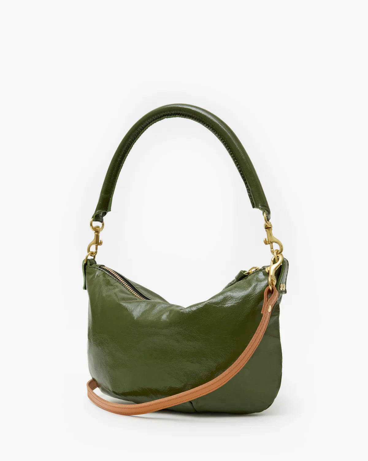 Clare V. Petit Moyen Messenger Crinkle Patent in Army