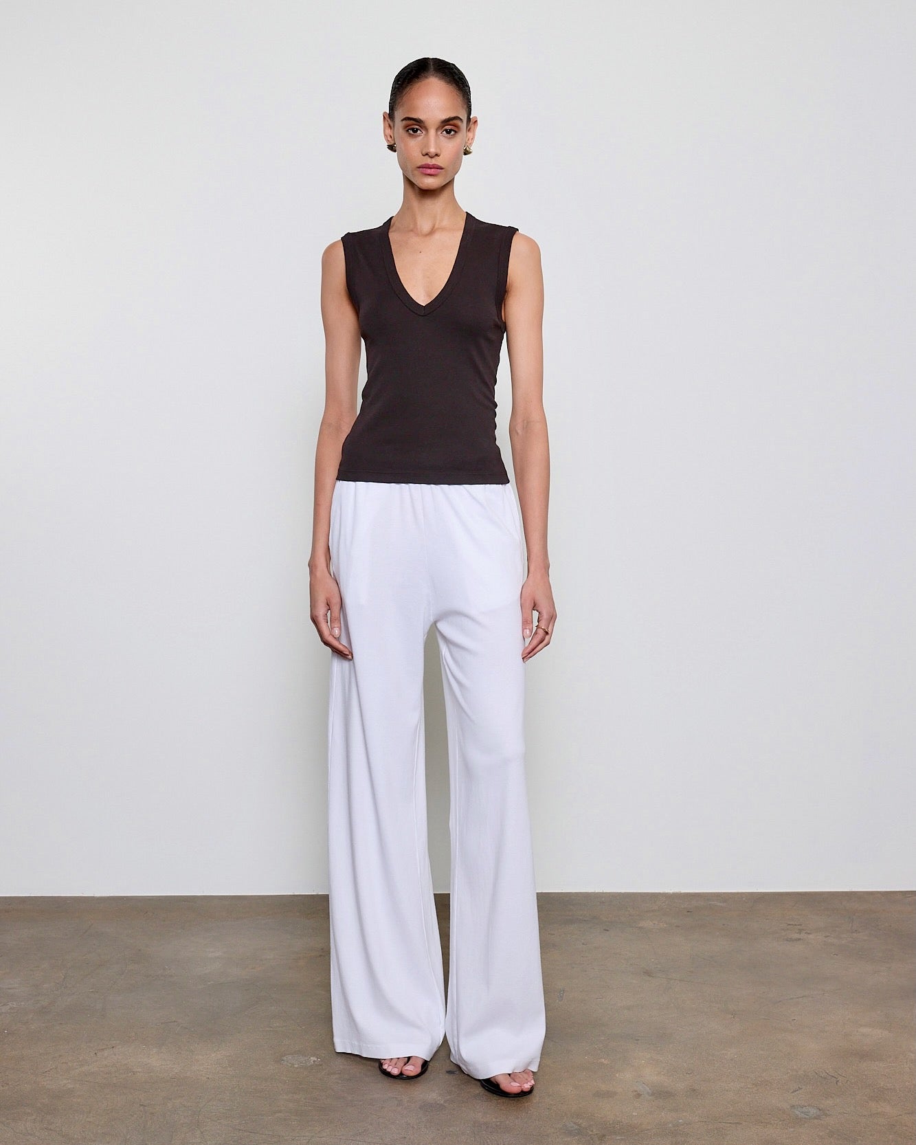 Enza Costa New Classic Sleeveless in Black