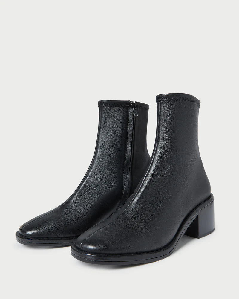 Loeffler Randall Roxy Stretch Ankle Bootie With Block Heel