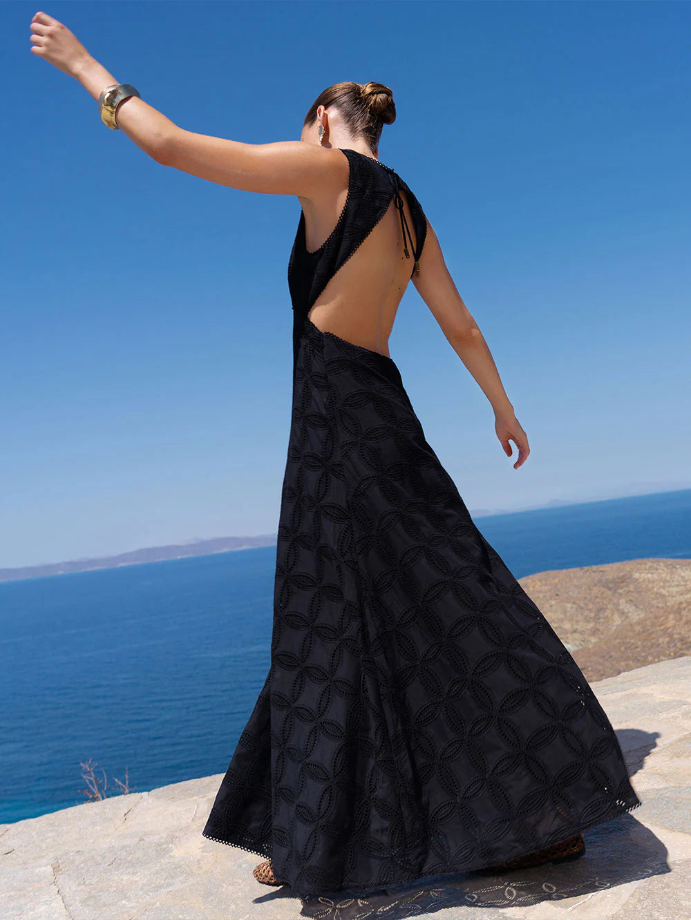 Kivari Rio Maxi Dress in Black