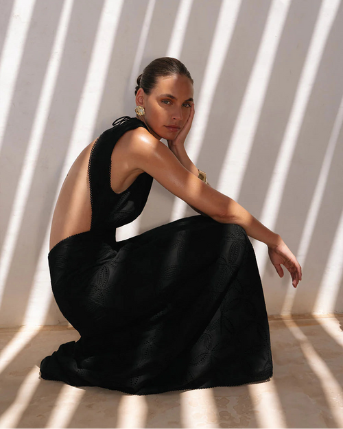 Kivari Rio Maxi Dress in Black