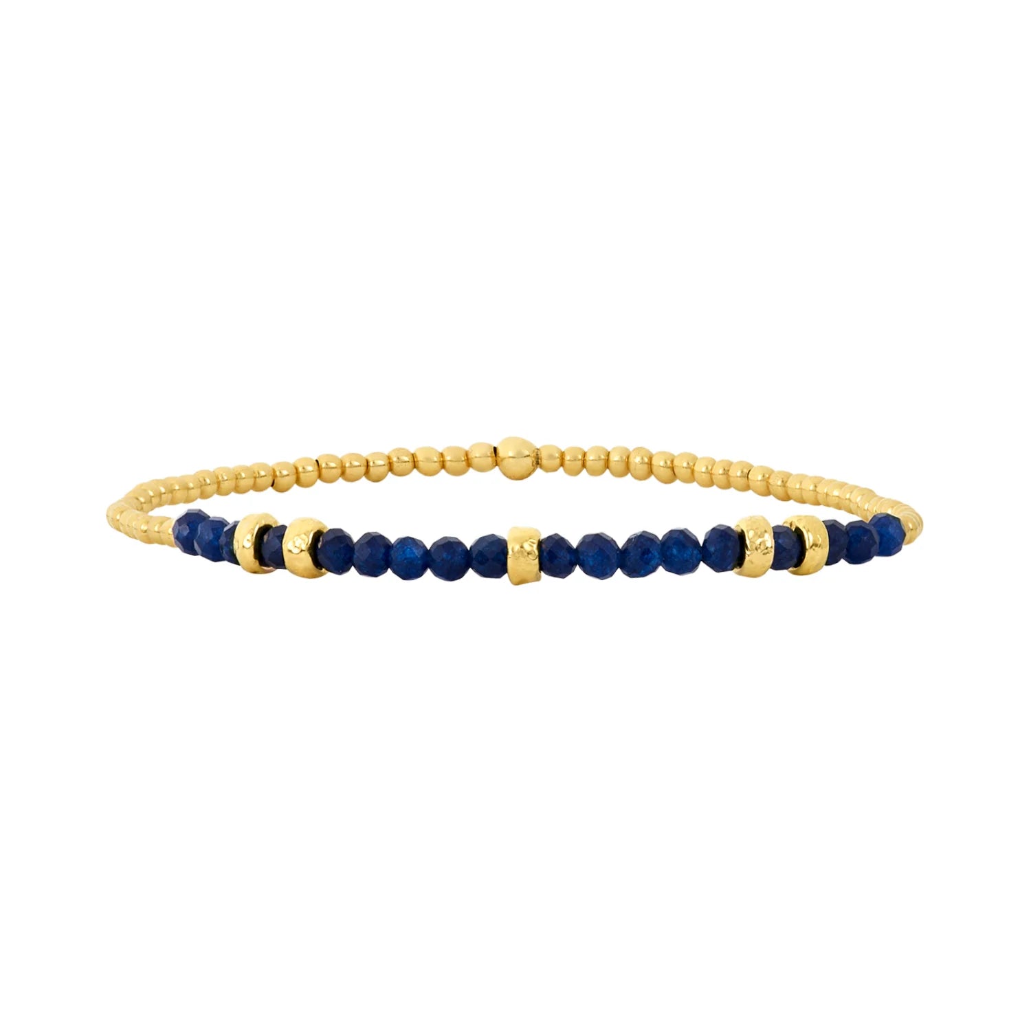 Karen Lazar September Blue Sapphire and  Rondelle Bracelet