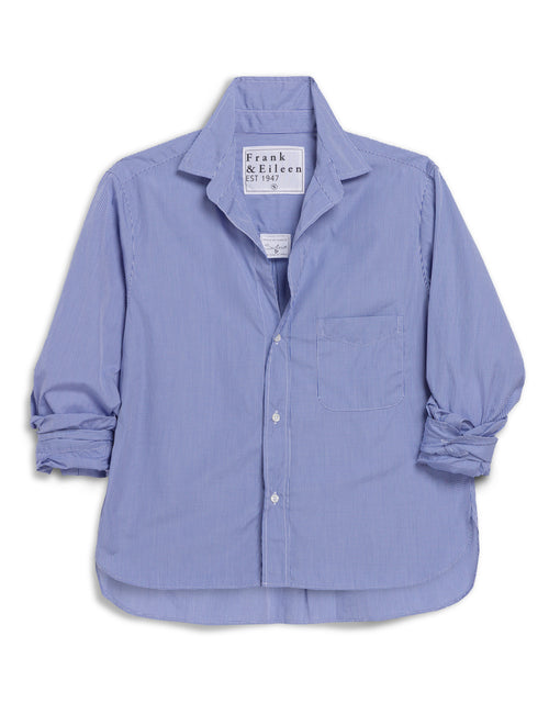 Frank & Eileen Silvio Shirt in Mini Blue Check